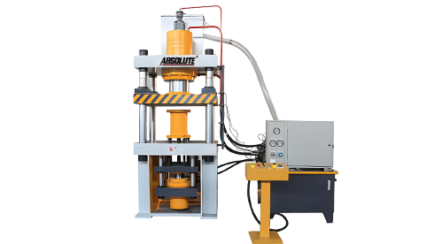 Four-Column Single-Movement Hydraulic Press Machine for Sheet Metal Deep Drawing